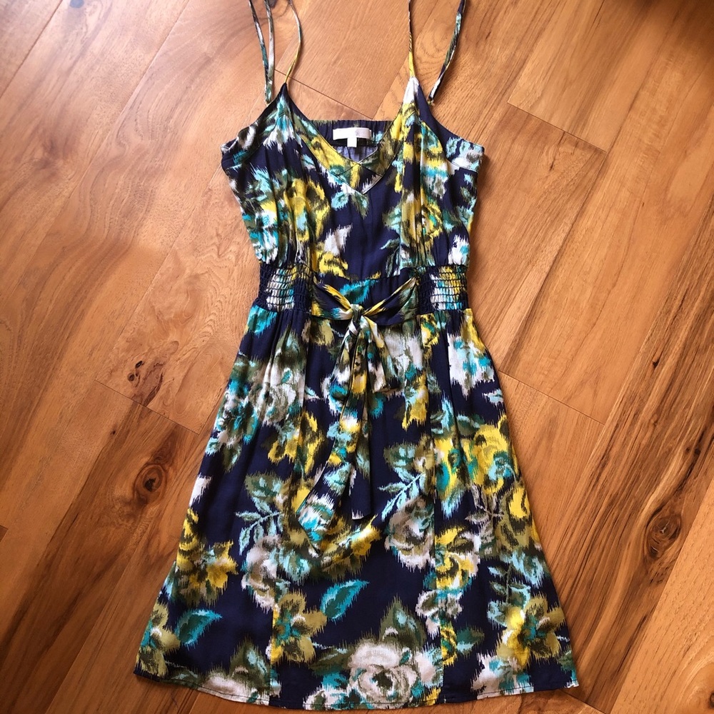 Glam floral print dress